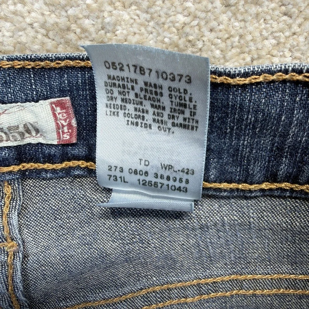 Levis 550 Relaxed Bootcut‎ Blue Jeans Womens 4M (FITS 28 X 28) Denim Stretch